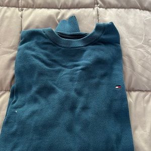 Blue Tommy Hilfiger sweater. Never worn, brand new.